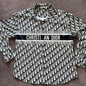 Christian Dior satin shirt